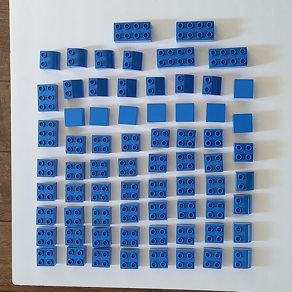 Building blocks - blue